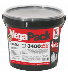 Vruty do SDK s jemným závitem 3,5x25 mm - MEGAPACK