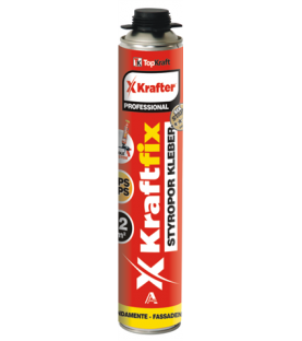 PU pěna na lepení polystyrénu KRAFTFIX  OMEZENÁ NABÍDKA!!!